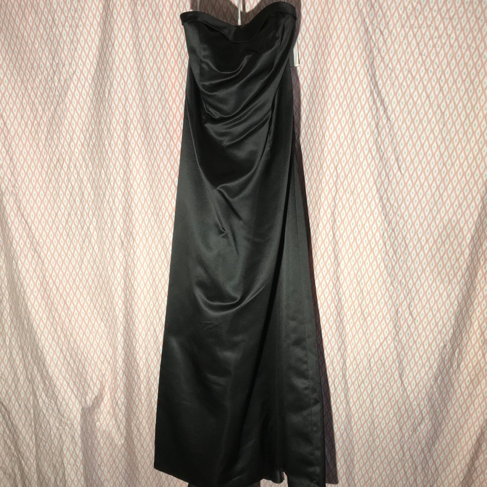 NWT David’s Bridal Black Satin